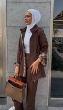 Brown Check Set