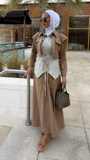 Sand Layered Dress