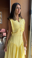 Lemon Drape Set