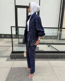 Baggy navy blue set