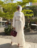 Dusty white Maxi set