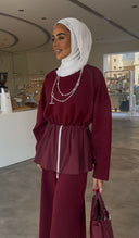 Burgundy Layer Set