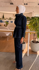 Line denim set