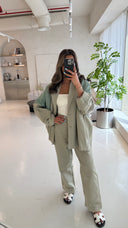 Baggy olive set