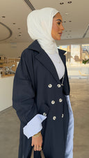 Navy Stripe Trench set