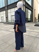 Baggy navy blue set
