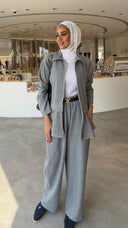 Grey Ruffle Set