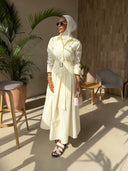 Butter yellow summer dress