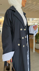 Navy Stripe Trench set