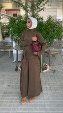 Oat brown Wrap Set