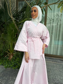 Summer pink skirt set