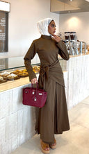 Oat brown Wrap Set