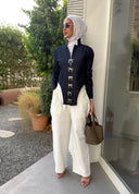 Navy Veil set