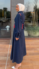 Belted Denim dress