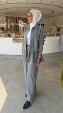 Grey Ruffle Set