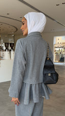 Grey Ruffle Set