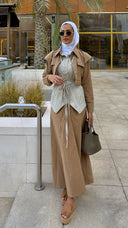 Sand Layered Dress