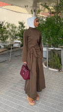 Oat brown Wrap Set