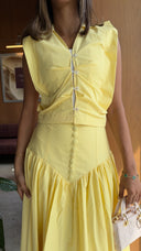 Lemon Drape Set